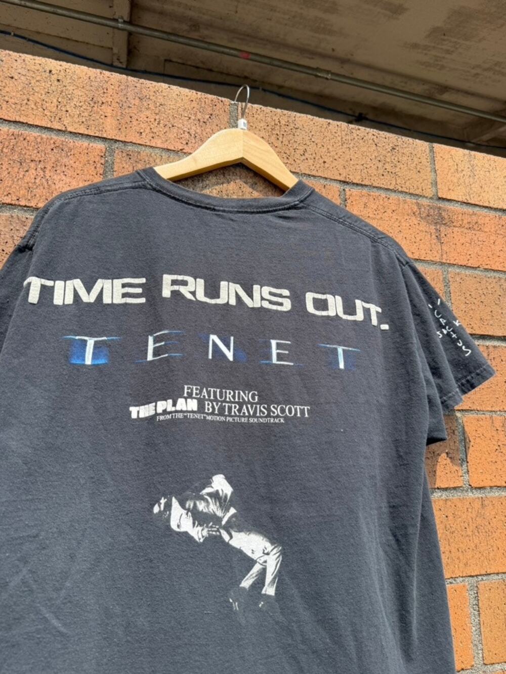 Cactus Jack Travis Scott Christopher Nolan Tenet Movie Promo Tee Shirt